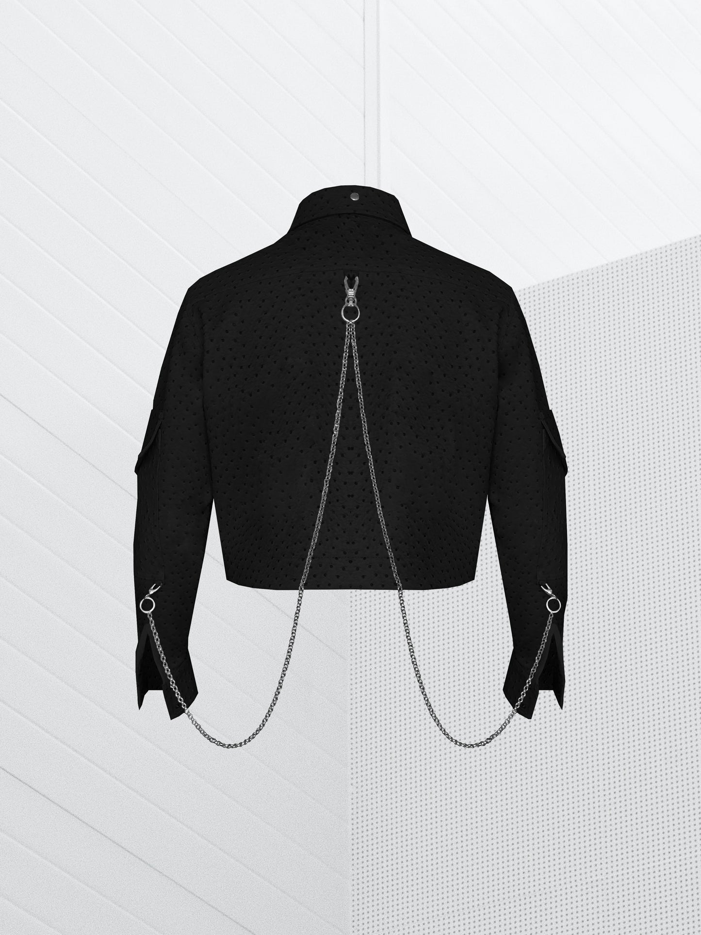 W ESSENTIAL AVESTRUX CROP JACKET