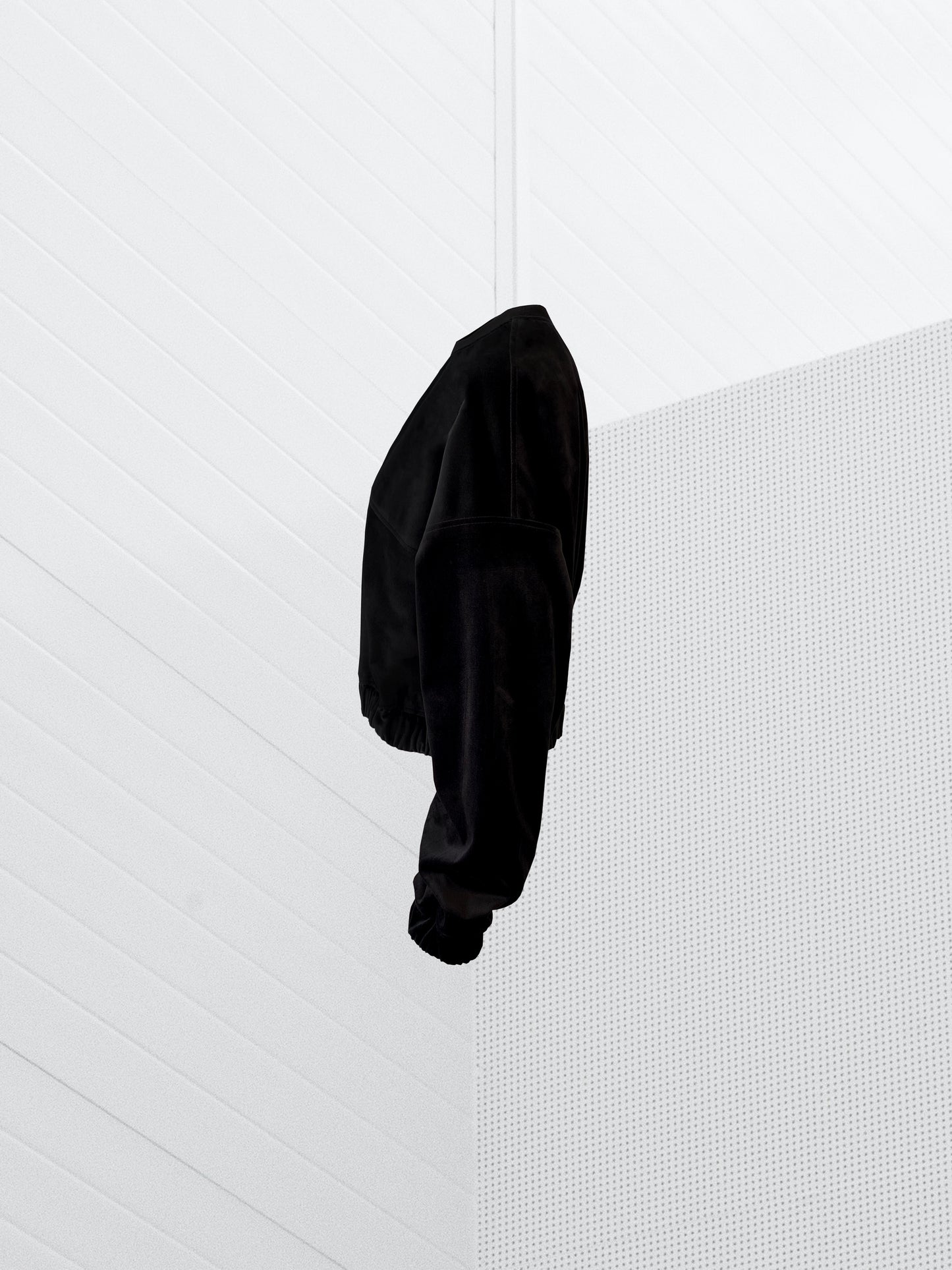 W ESSENTIAL VELVET CROP TOP