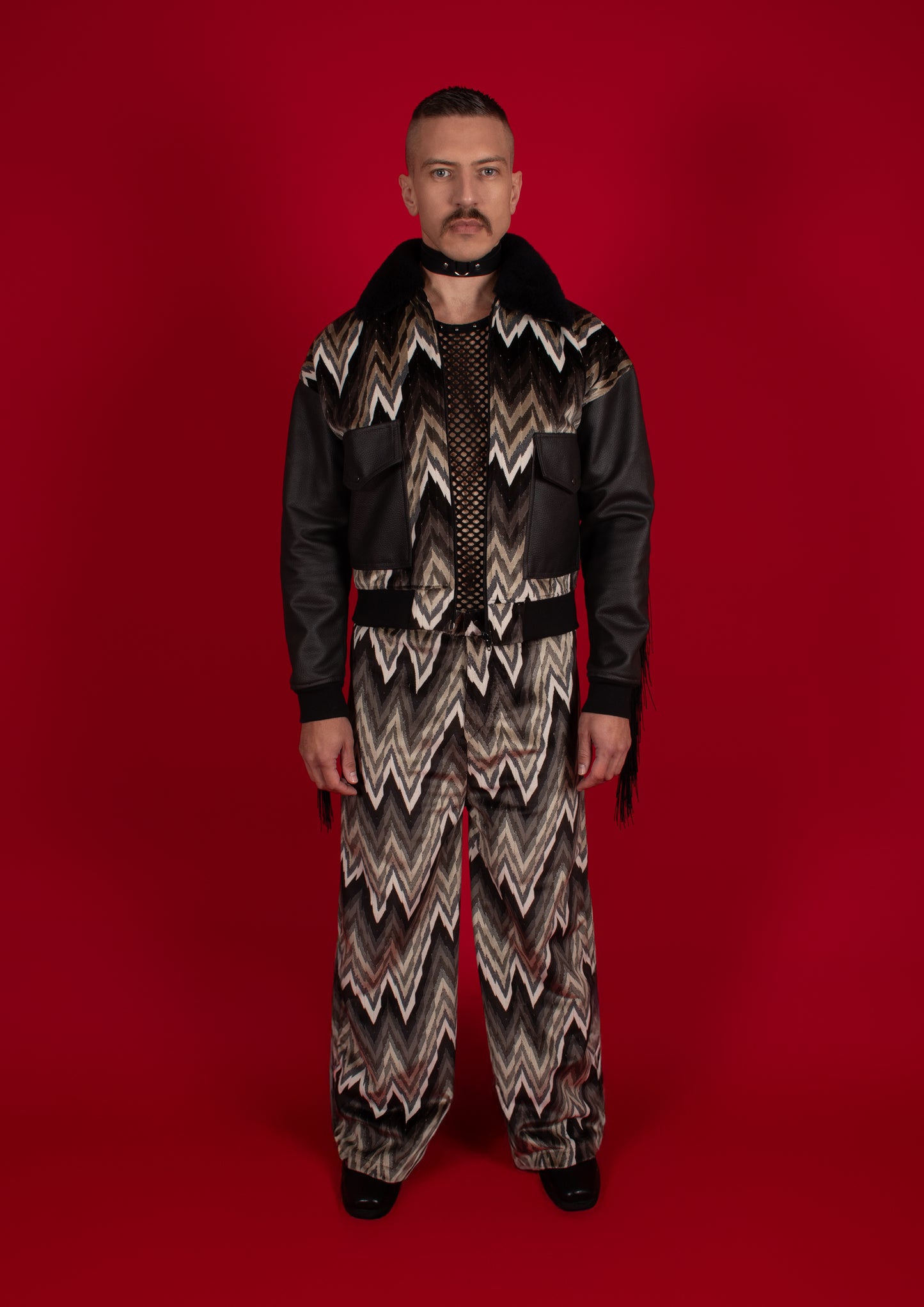 HANKY FRINGE BOMBER