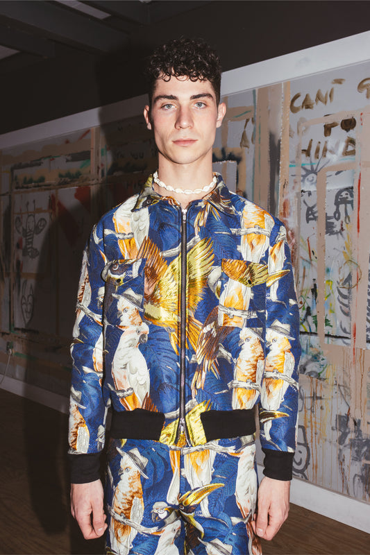 PARROT BOMBER JACKET